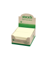 HO-21796,Notes autoadeziv 76 x 127 mm, hartie reciclata, 100 file, 12 buc/cutie, Stick"n – galben pastel