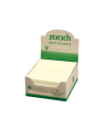 HO-21796,Notes autoadeziv 76 x 127 mm, hartie reciclata, 100 file, 12 buc/cutie, Stick"n – galben pastel