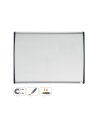 NB-1903783,Tabla NOBO, 58x43 cm, magnetica, include marker si magneti, alb, rama arcuita gri-negru