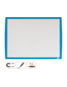 NB-2104176,Tabla NOBO Joy, plastic, 43x58.5cm, magnetica, include marker, burete si magneti, alb, rama albastra