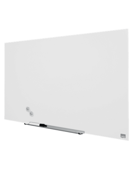 Tabla NOBO Impression Pro Widescreen 45", sticla, 100x56cm, magnetica + marker,tavita, magneti, alb