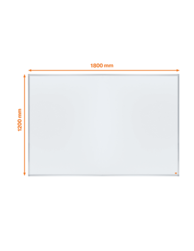 NB-1915675,Tabla NOBO Essentials, otel lacuit, 180x120 cm, magnetica, include tavita, alb