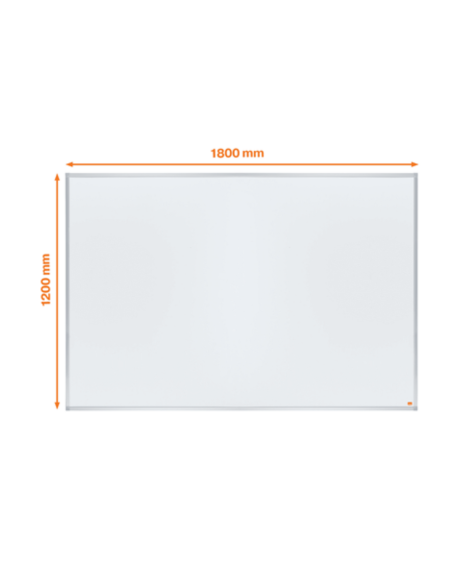NB-1915675,Tabla NOBO Essentials, otel lacuit, 180x120 cm, magnetica, include tavita, alb