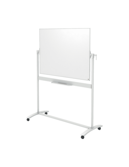 Tabla mobila NOBO Classic, otel lacuit, 120x90 cm, magnetica, include marker si tavita, alb