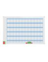 NB-3048001,Organizator NOBO Performance, anual, magnetic, 90x60 cm, kit de planificare inclus, albastru