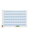 NB-3048001,Organizator NOBO Performance, anual, magnetic, 90x60 cm, kit de planificare inclus, albastru