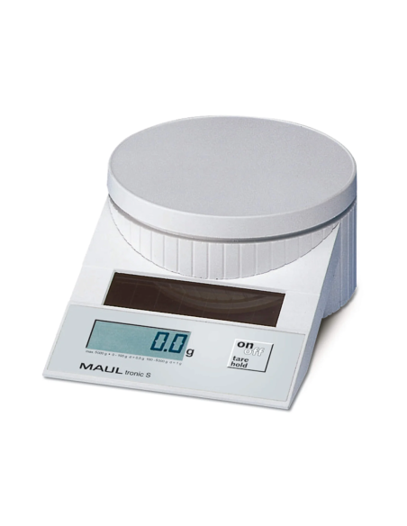 MA-15150-02,Cantar pentru corespondenta, solar, MAUL tronic S, 5000 g - alb
