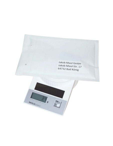 MA-15150-02,Cantar pentru corespondenta, solar, MAUL tronic S, 5000 g - alb