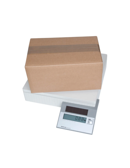 Cantar pentru colete, solar MAUL tronic S, 50 kg - gri