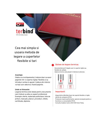 Masina de indosariere termica OPUS...