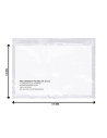 OF-15633409-90,Plic C6 plastic transparent/hartie, siliconic, (500 buc/cutie), Office Products - pentru curier