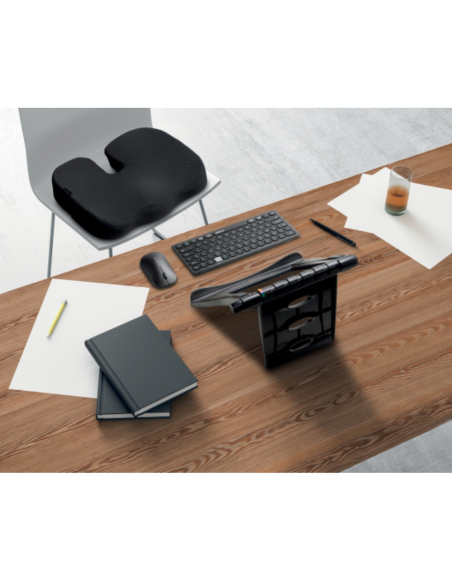 Suport pt laptop Kensington EQ SmartFit Easy Riser, spatiu pentru racire, partial reciclat, negru
