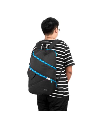 ZP-421692,Rucsac ZIPIT Looper Premium - negru/turcoaz
