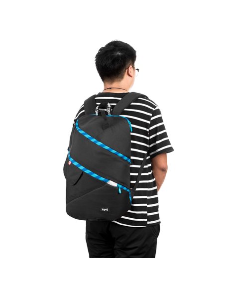 ZP-421692,Rucsac ZIPIT Looper Premium - negru/turcoaz