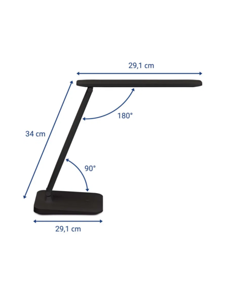 Lampa LED de birou, reincarcabila, mobila, MAUL Sally, intensitate reglabila in culori variate - neg