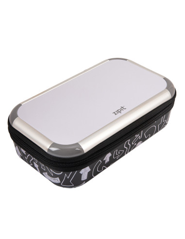 ZP-375427,Penar cu fermoar ZIPIT & LOCK Tin - White Board Grey