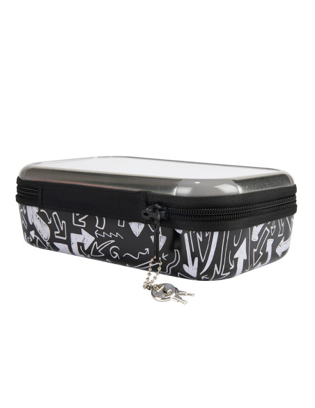 ZP-375427,Penar cu fermoar ZIPIT & LOCK Tin - White Board Grey