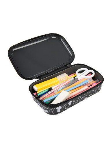 ZP-375427,Penar cu fermoar ZIPIT & LOCK Tin - White Board Grey