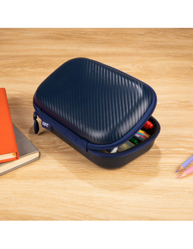 ZP-375854,Penar cu fermoar ZIPIT Carbon Storage Box cu buzunar interior- Navy Blue
