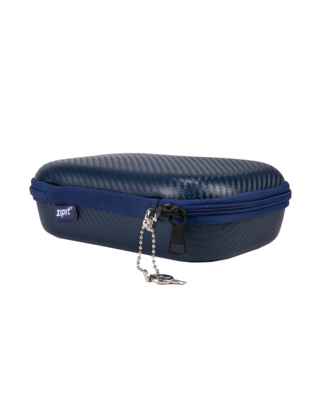 ZP-375854,Penar cu fermoar ZIPIT Carbon Storage Box cu buzunar interior- Navy Blue