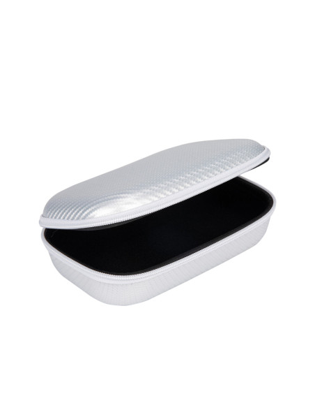 ZP-375878,Penar cu fermoar ZIPIT Carbon Storage Box cu buzunar interior- Silver