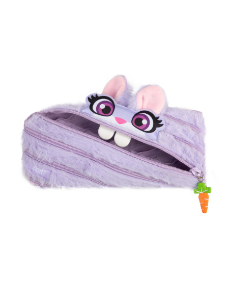 ZP-377087,Penar cu fermoar ZIPIT Bunny Pouch - Purple