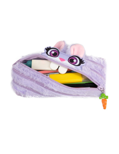 ZP-377087,Penar cu fermoar ZIPIT Bunny Pouch - Purple