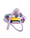 ZP-377087,Penar cu fermoar ZIPIT Bunny Pouch - Purple