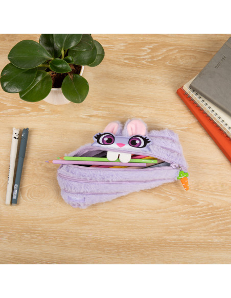 ZP-377087,Penar cu fermoar ZIPIT Bunny Pouch - Purple
