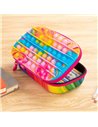 ZP-373096,Penar cu fermoar ZIPIT ZIP & POP Storage Box - Rainbow Glow