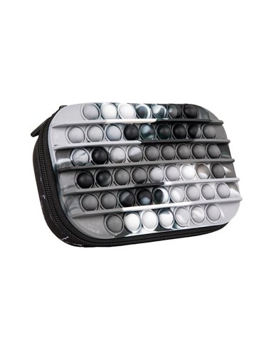 ZP-373188,Penar cu fermoar ZIPIT ZIP & POP Storage Box - Black Marble