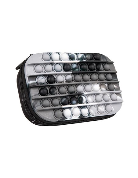 ZP-373188,Penar cu fermoar ZIPIT ZIP & POP Storage Box - Black Marble