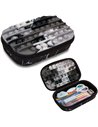 ZP-373188,Penar cu fermoar ZIPIT ZIP & POP Storage Box - Black Marble