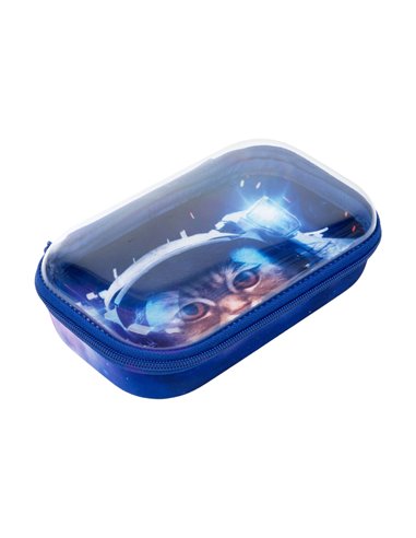 ZP-379135,Penar cu fermoar ZIPIT Clear Top Storage Box - Astronaut Cat