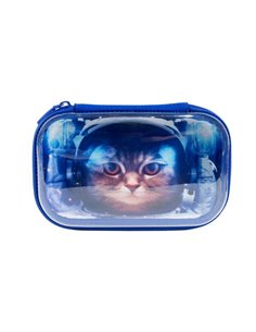 ZP-379135,Penar cu fermoar ZIPIT Clear Top Storage Box - Astronaut Cat 2