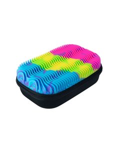 ZP-379067,Penar cu fermoar ZIPIT Wavy Silicone Top Storage Box - Neons
