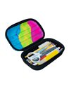 ZP-379067,Penar cu fermoar ZIPIT Wavy Silicone Top Storage Box - Neons