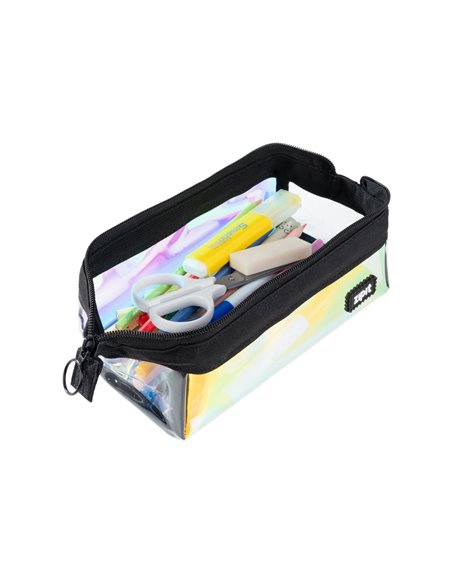 ZP-378916,Penar cu fermoar ZIPIT Iridescent Lenny - Black