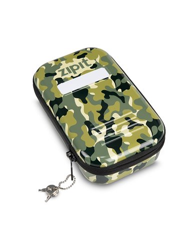ZP-374253,Penar cu fermoar ZIPIT & LOCK Tin - Camo Green