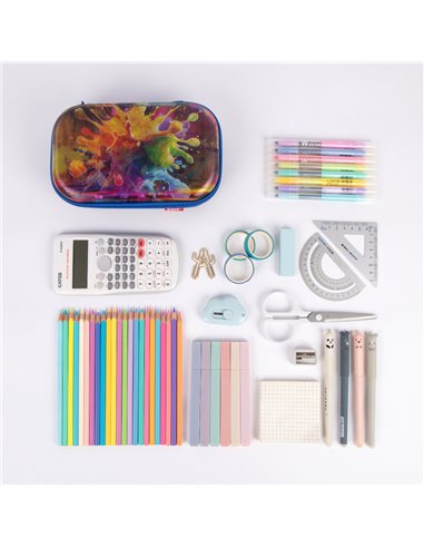 ZP-360723,Penar cu fermoar ZIPIT Lenticular Top Storage Box - Color Splash