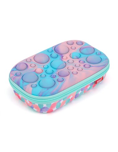 ZP-360716,Penar cu fermoar ZIPIT Bubble Top Storage Box - Pastel Melt