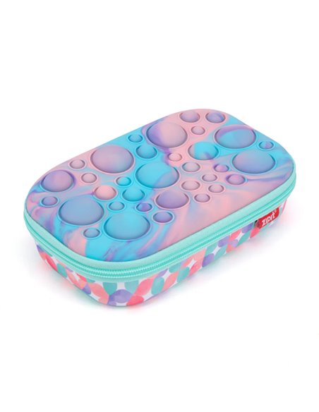 ZP-360716,Penar cu fermoar ZIPIT Bubble Top Storage Box - Pastel Melt