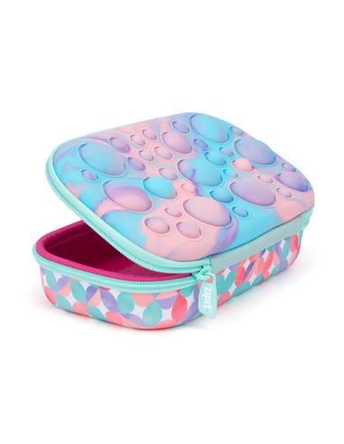 ZP-360716,Penar cu fermoar ZIPIT Bubble Top Storage Box - Pastel Melt