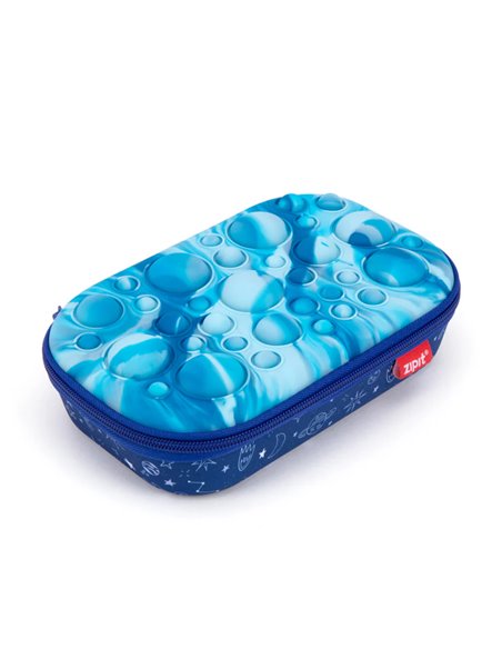 ZP-360853,Penar cu fermoar ZIPIT Bubble Top Storage Box - Blue Space