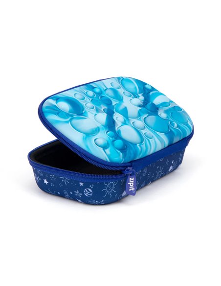 ZP-360853,Penar cu fermoar ZIPIT Bubble Top Storage Box - Blue Space