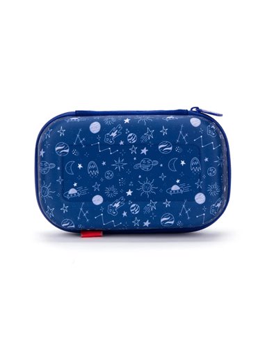 ZP-360853,Penar cu fermoar ZIPIT Bubble Top Storage Box - Blue Space