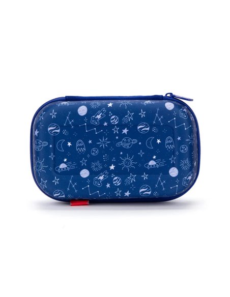 ZP-360853,Penar cu fermoar ZIPIT Bubble Top Storage Box - Blue Space