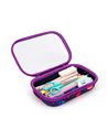 ZP-361034,Penar cu fermoar ZIPIT Clear Top Storage Box - Neon Heart