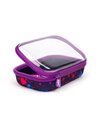 ZP-361034,Penar cu fermoar ZIPIT Clear Top Storage Box - Neon Heart