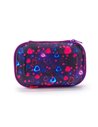 ZP-361034,Penar cu fermoar ZIPIT Clear Top Storage Box - Neon Heart